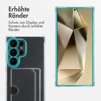 imoshion Soft Case Back Cover mit Kartenhalter Samsung Galaxy S24 Ultra - Transparent