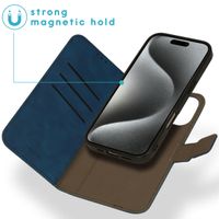 imoshion Entfernbare 2-1 Luxus Klapphülle Apple iPhone 16 Pro Max - Blau