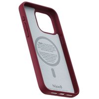 Njorð Collections Wildleder Comfort+ Case MagSafe für das iPhone 15 Pro Max - Red