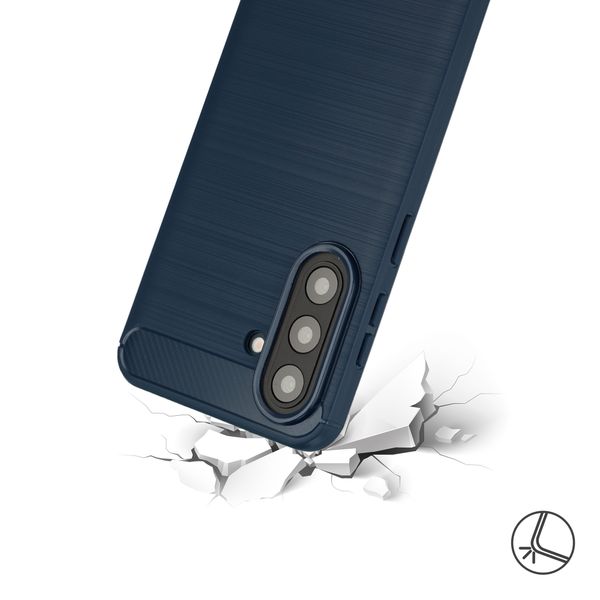 imoshion Brushed Back Cover Samsung Galaxy A57 (5G) - Blau