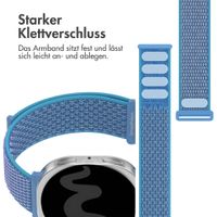 imoshion Nylonarmband für Samsung Galaxy Watch 8 (40/44mm) / Classic (46mm) - Marine Blue