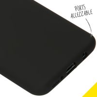 Accezz Liquid Silikoncase Schwarz für das Samsung Galaxy A50 / A30s