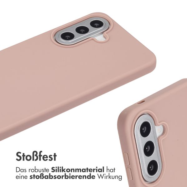 imoshion SilikonHülle mit Band Samsung Galaxy A57 (5G) - Sand Pink