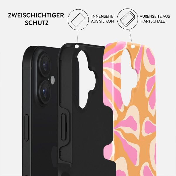 Burga Tough Back Cover für das Apple iPhone 16 - Aloha