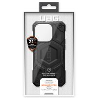 UAG Monarch Backcover MagSafe für das iPhone 14 Pro - Carbon Fiber