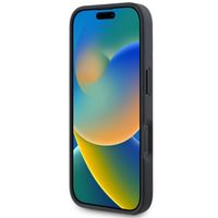 Guess 4G Metal Logo Back Cover MagSafe Apple iPhone 16 - Schwarz