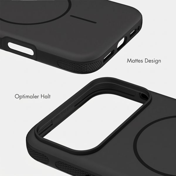 imoshion Color Backcover mit Thin MagSafe Ring Apple iPhone 17 Pro - Schwarz