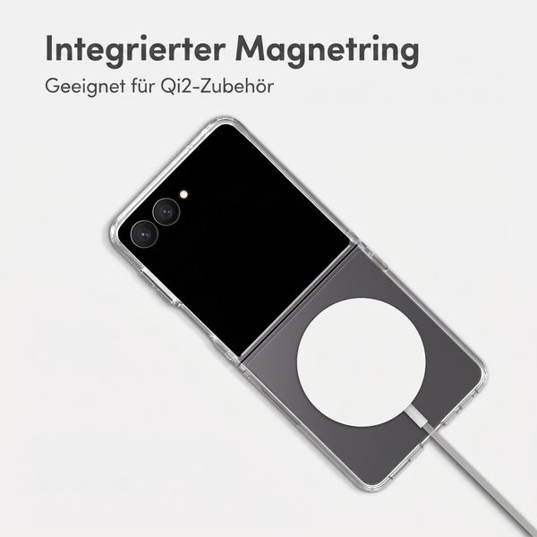 Accezz Xtreme Impact Backcover mit MagSafe Samsung Galaxy Z Flip 8 - Transparent