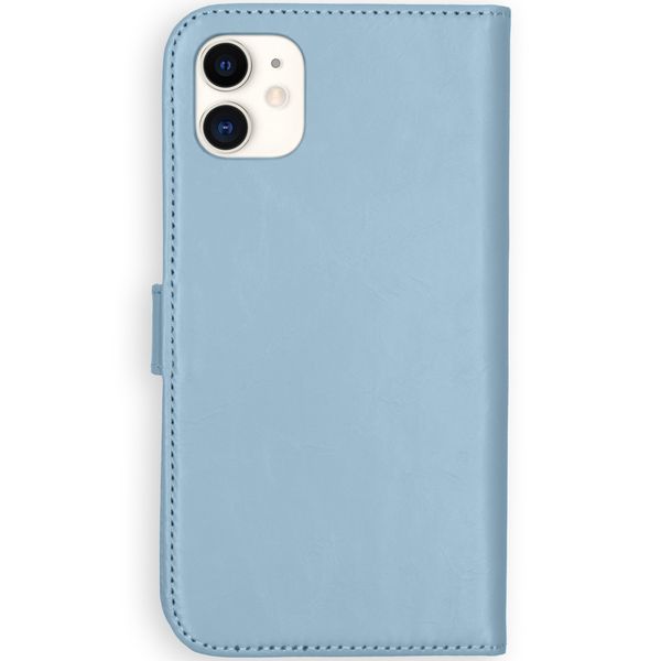 Selencia Echtleder Klapphülle iPhone 11 - Air Blue