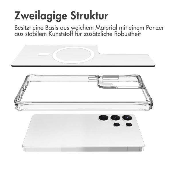 imoshion Rugged Air MagSafe Case Samsung Galaxy S25 Ultra - Transparent