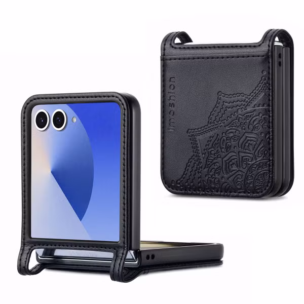 imoshion Mandala Klapphülle Samsung Galaxy Z Flip 7 - Schwarz