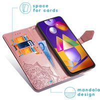 imoshion Mandala Klapphülle Samsung Galaxy M31s - Roségold