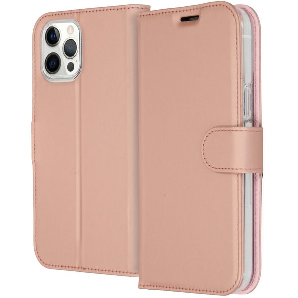 Accezz Wallet TPU Klapphülle für das iPhone 12 Pro Max - Roségold