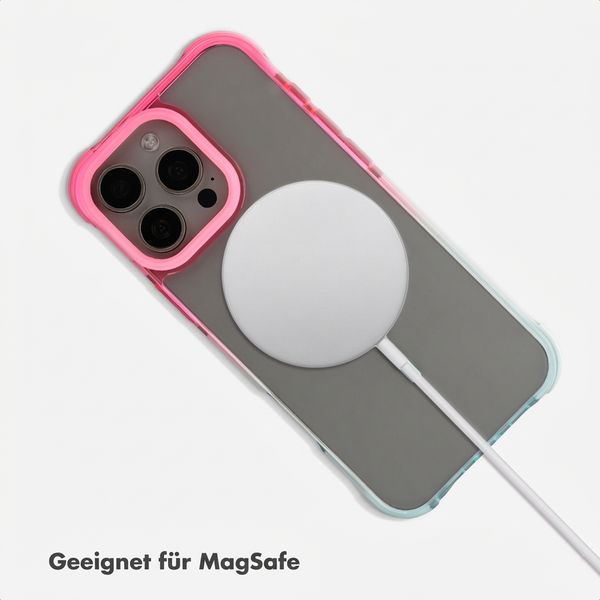 Selencia Gradient MagSafe Back Cover Apple iPhone 16 Pro Max - Rosa / Blau
