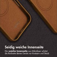 Accezz Vintage Leather Magsafe Backcover Apple iPhone 16 Pro Max - Tabacco Cognac