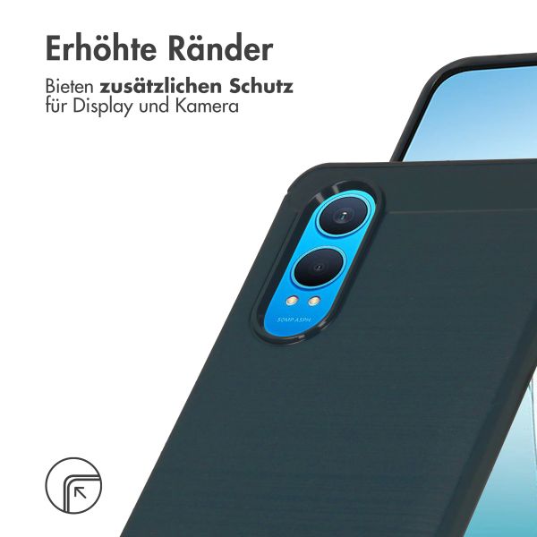 imoshion Brushed Back Cover für das OnePlus Nord CE 4 Lite 5G - Dunkelblau