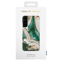 iDeal of Sweden Fashion Back Case für das Samsung Galaxy S22 Plus - Golden Jade Marble