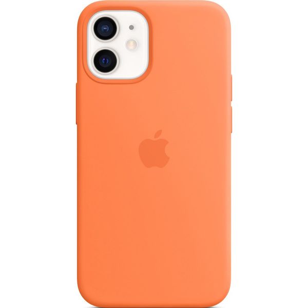 Apple Silikon-Case MagSafe iPhone 12 Mini - Kumquat