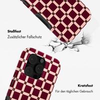 Selencia Vivid Rückabdeckung mit MagSafe Apple iPhone 16 Pro Max - Check This Burgundy