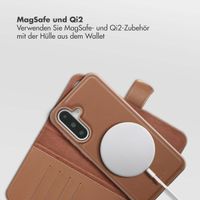 Selencia Olyn Abnehmbare Bookcase mit MagSafe Samsung Galaxy A36 - Braun