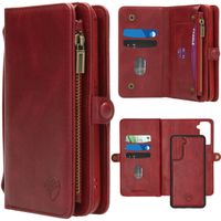 imoshion 2-1 Wallet Klapphülle das Samsung Galaxy S21 FE - Rot