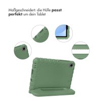 imoshion Schutzhülle mit Handgriff kindersicher Samsung Galaxy Tab A11 / A9 8.7 Zoll - Olive Green