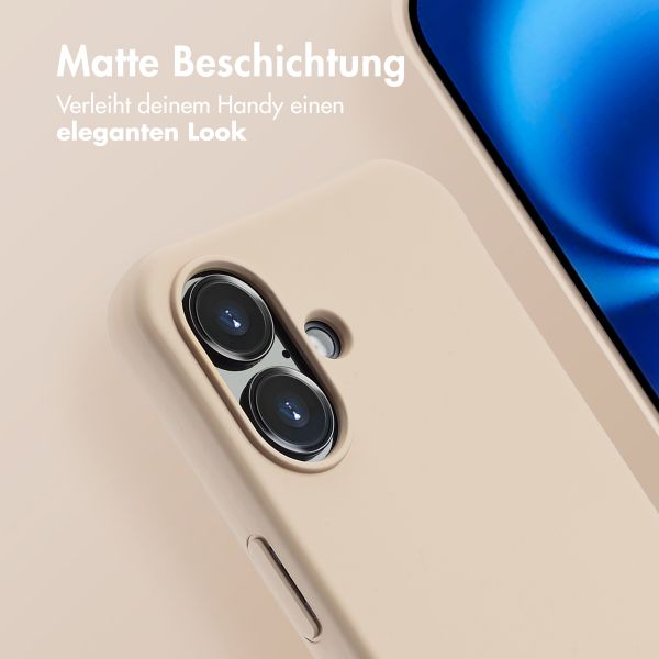 imoshion Color Backcover mit abtrennbarem Band MagSafe für das Apple iPhone 16 - Nude
