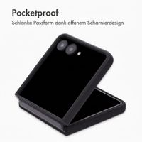 Accezz Liquid Silikoncase mit MagSafe Samsung Galaxy Z Flip 8 - Schwarz