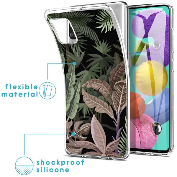 imoshion Design Hülle für das Samsung Galaxy A51 - Dark Jungle