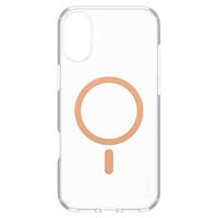 CARE by PanzerGlass Urban Combat Case MagSafe für das iPhone 16 Plus - Transparent / Peach