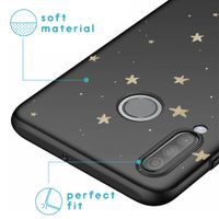 imoshion Design Hülle für das Huawei P30 Lite - Sterne / Schwarz