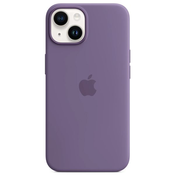 Apple Silikon-Case MagSafe für das iPhone 14 - Iris Purple