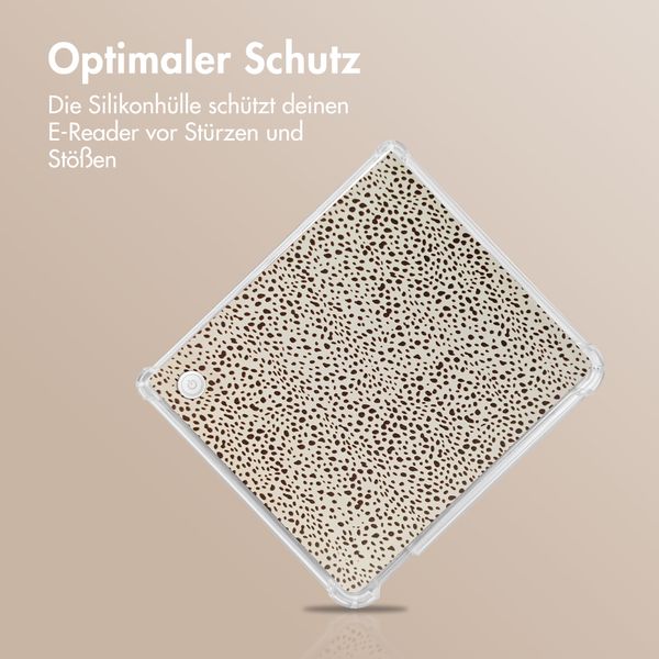 imoshion Design Clear Backcover Kobo Libra Colour - Desert Dots
