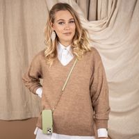 Selencia Hülle Schlangenleder mit Band Apple iPhone SE (2022 / 2020) / 8 / 7 / 6s