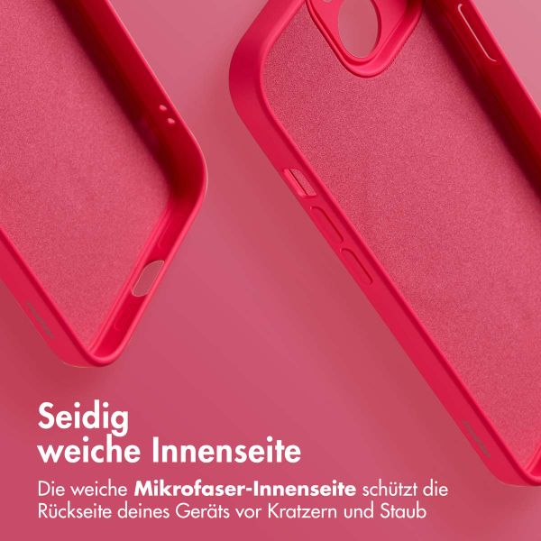 imoshion Color Back Cover mit MagSafe Apple iPhone 15 - Neon Pink