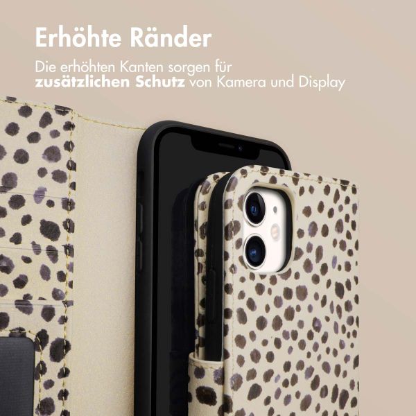imoshion Design Klapphülle Apple iPhone 11 - Black And White Dots
