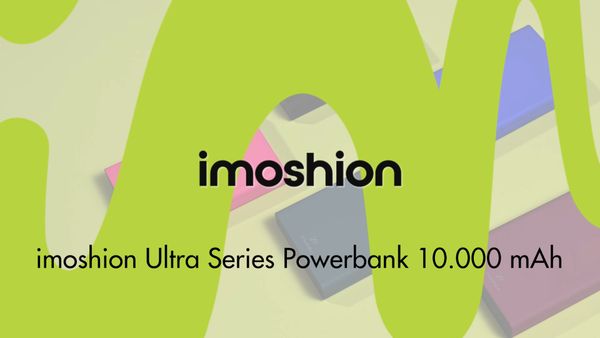 imoshion Ultra Series Powerbank 10.000 mAh - Schwarz