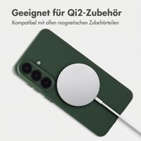 Accezz Grip Backcover mit MagSafe Samsung Galaxy S26 - Dunkelgrün