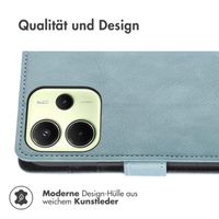 imoshion Luxuriöse Klapphülle Xiaomi Redmi Note 14 (4G) - Hellblau