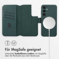 Accezz 2-in-1 Klapphülle aus Leder mit MagSafe Samsung Galaxy S23 FE - Cedar Green