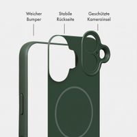 Accezz Grip Backcover mit MagSafe Apple iPhone 17 - Dunkelgrün