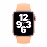 Apple Silikon Solo Loop für das  Apple Watch | 44/45/46/49 mm - Größe 11 - Cantaloupe