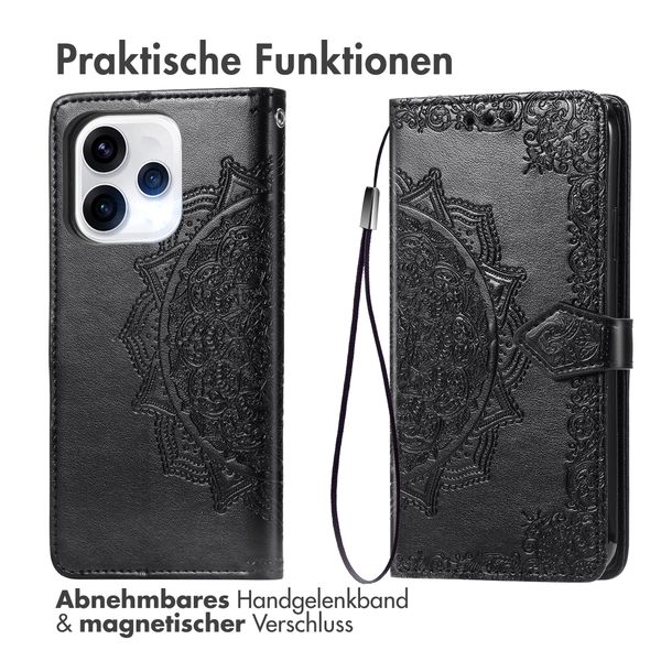 imoshion Mandala Klapphülle Oppo Reno15 (5G) - Schwarz