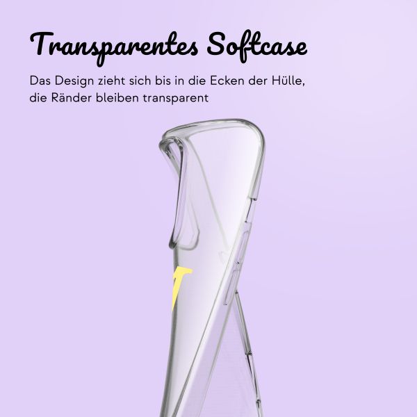 Personalisierte Hülle mit Buchstaben Apple iPhone 16 Pro - Transparent