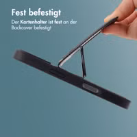 imoshion Backcover mit Kartenfach und Ständer Apple iPhone 17 Pro - Schwarz