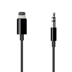 Apple Originales Lightning-auf-3,5-mm-Mini-Klinke-Audiokabel - 1,2 Meter - Schwarz