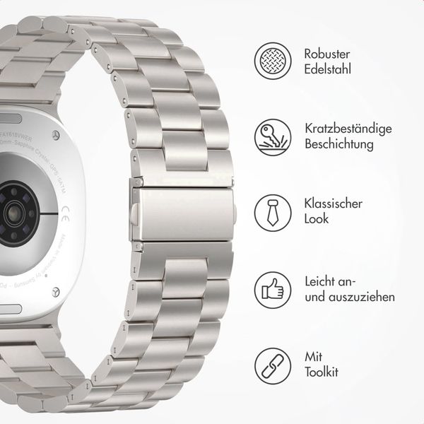 imoshion Edelstahlarmband für das  Samsung Galaxy Watch 8 (40/44mm) / Classic (46mm) - Polarstern
