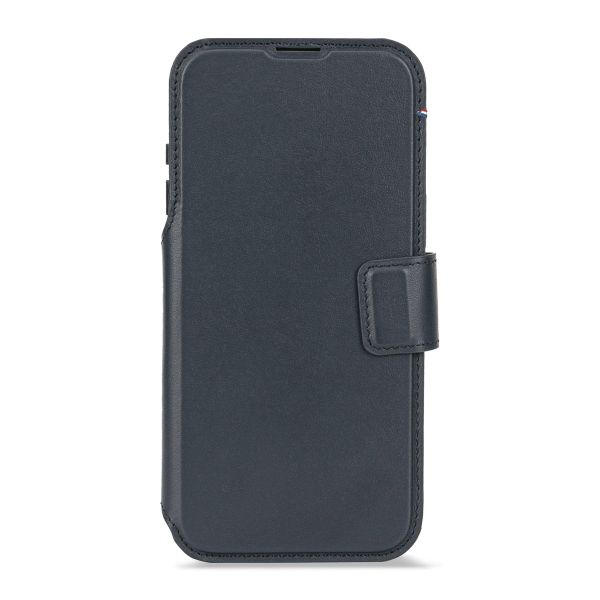 Decoded 2 in 1 Leather Klapphülle MagSafe Apple iPhone 17 Pro - Navy Shadow