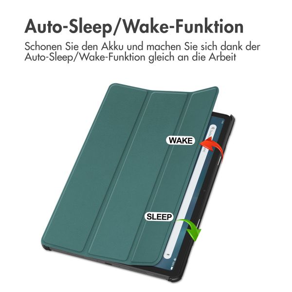 imoshion Trifold Klapphülle Amazon Fire Max 11 - Dunkelgrün