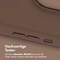 Accezz MagSafe Leather Backcover Apple iPhone 14 Pro - Kaffeebraun